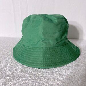 Reversible Green Black Bucket Hat